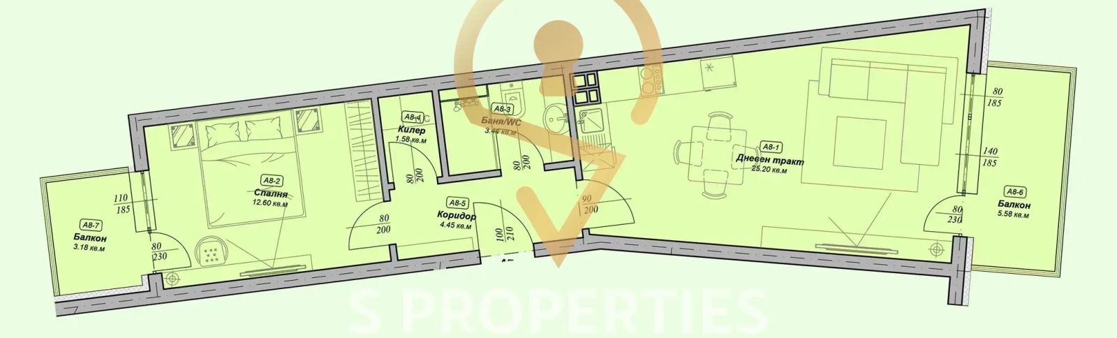 Продава 2-СТАЕН, гр. Варна, Галата, снимка 3 - Апартаменти - 56194959