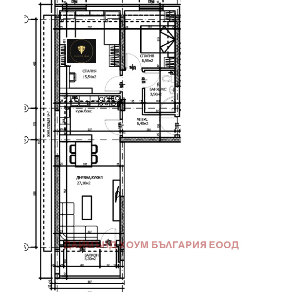 Til salg  2 soveværelser Plovdiv , Trakiya , 91 kvm | 56994115 - billede [2]