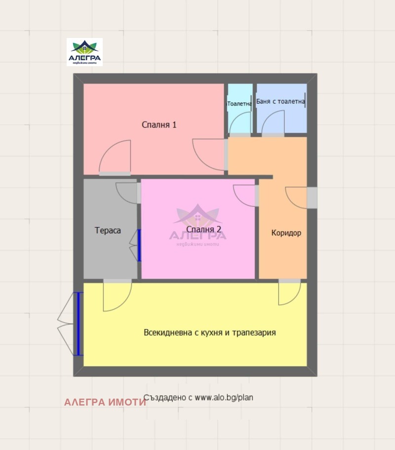 En venta  2 dormitorios Pazardzhik , Promishlena zona , 99 metros cuadrados | 92402107 - imagen [2]