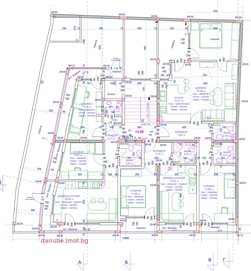 En venta  Oficina Ruse , Tsentar , 81 metros cuadrados | 87706797 - imagen [2]