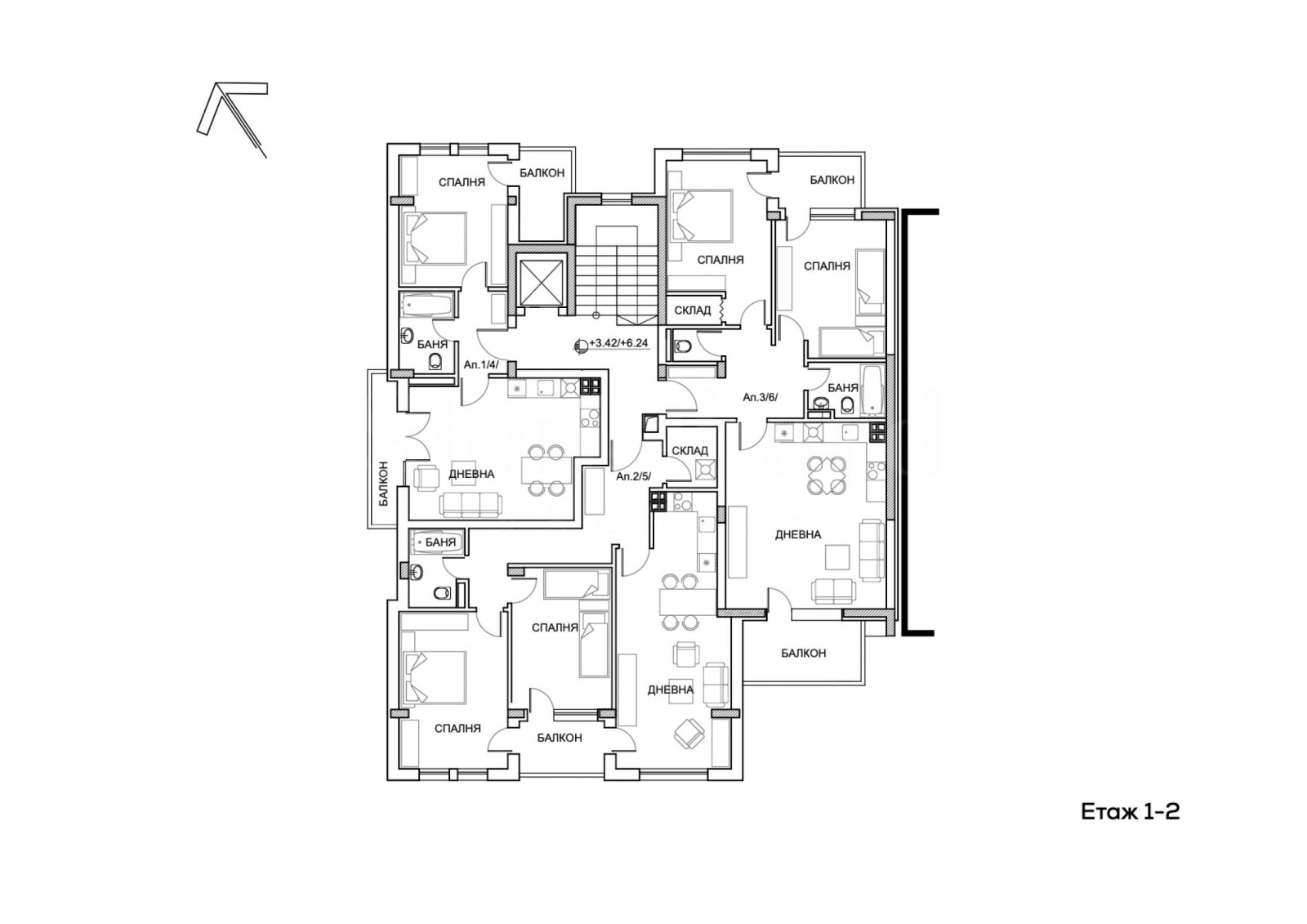 Продава 2-СТАЕН, гр. София, Малинова долина, снимка 2 - Апартаменти - 53691595