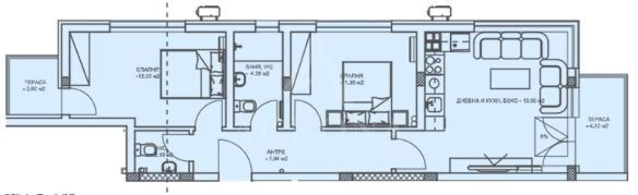 Satılık  2 yatak odası Plovdiv , Komatevo , 100 metrekare | 70129879 - görüntü [2]