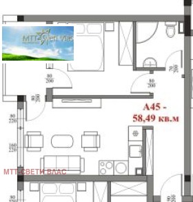 For Sale  1 bedroom region Burgas , Sveti Vlas , 59 sq.m | 37053757 - image [17]