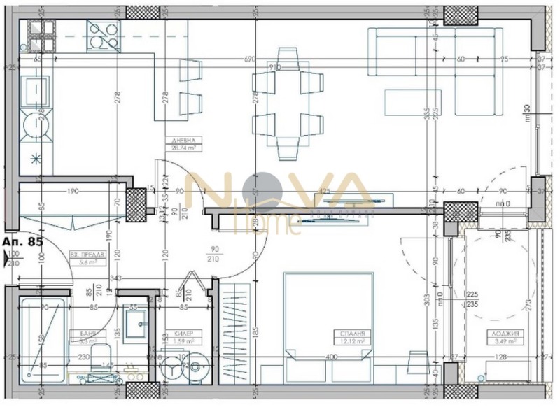 Продава 2-СТАЕН, гр. Варна, Младост 2, снимка 2 - Апартаменти - 52163056