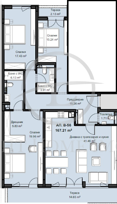 Продава 4-СТАЕН, гр. Пловдив, Христо Смирненски, снимка 4 - Aпартаменти - 47922670