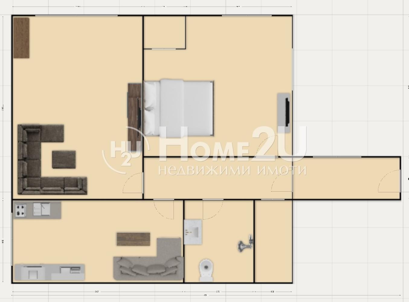 Продава 2-СТАЕН, гр. Бургас, Зорница, снимка 11 - Апартаменти - 55155577