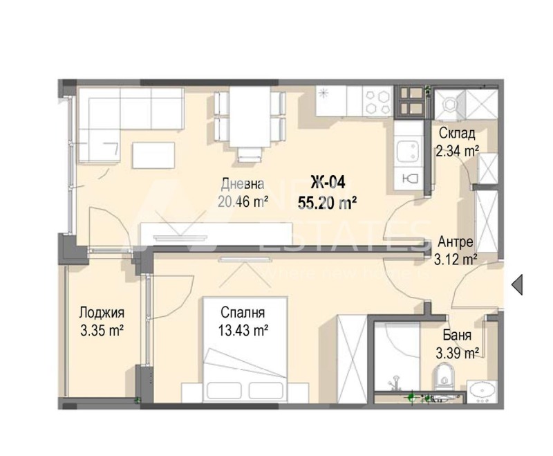 Продава  2-стаен град София , Кръстова вада , 65 кв.м | 29664946 - изображение [5]