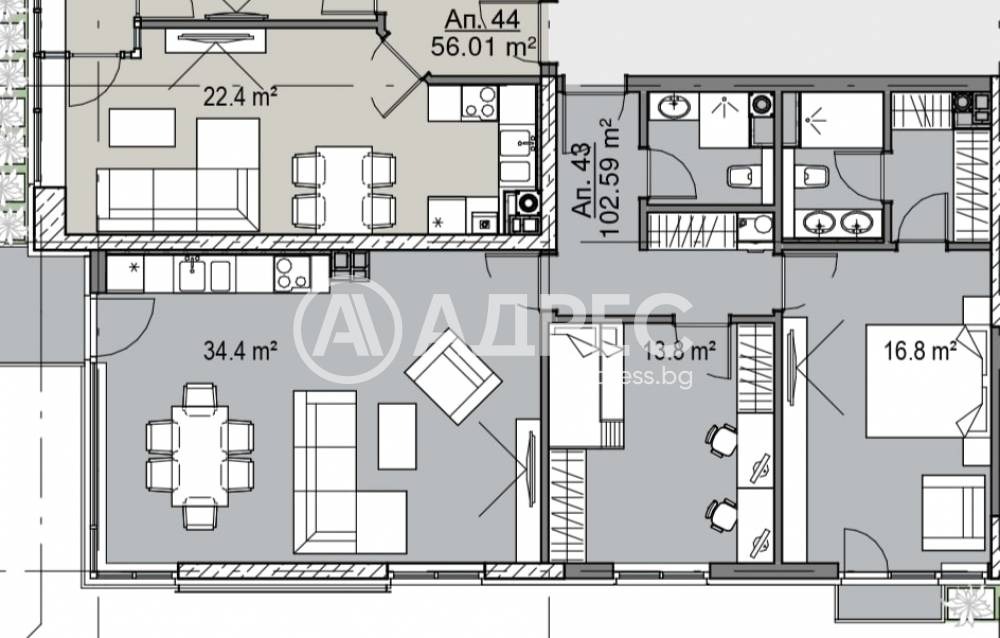 Продава 3-СТАЕН, гр. София, Кръстова вада, снимка 2 - Апартаменти - 54110922