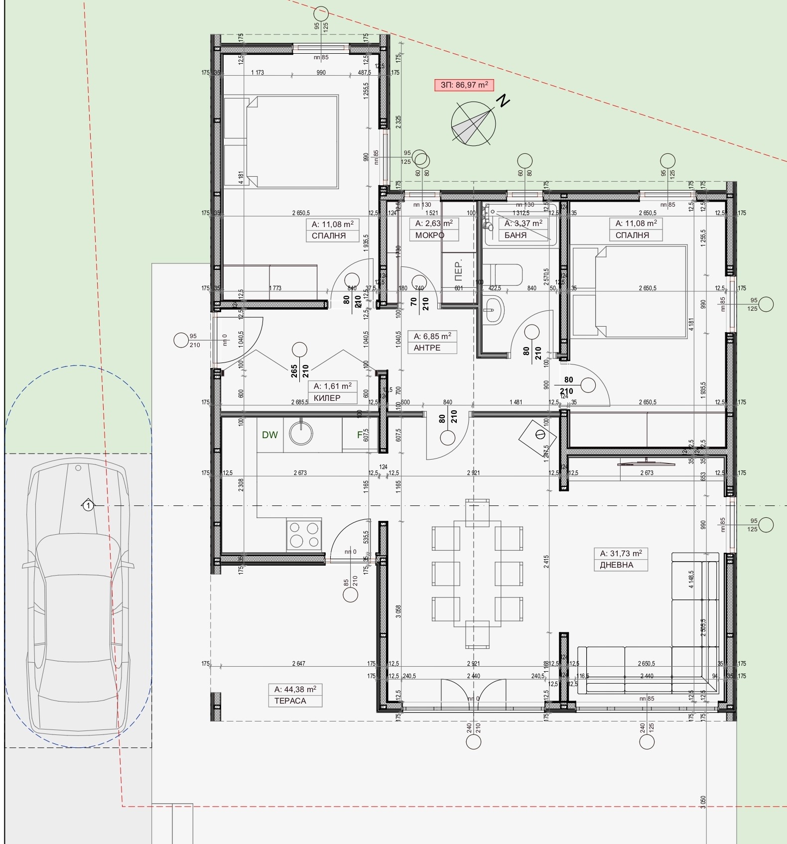 Продава КЪЩА, гр. София, с. Волуяк, снимка 3 - Къщи - 55137879