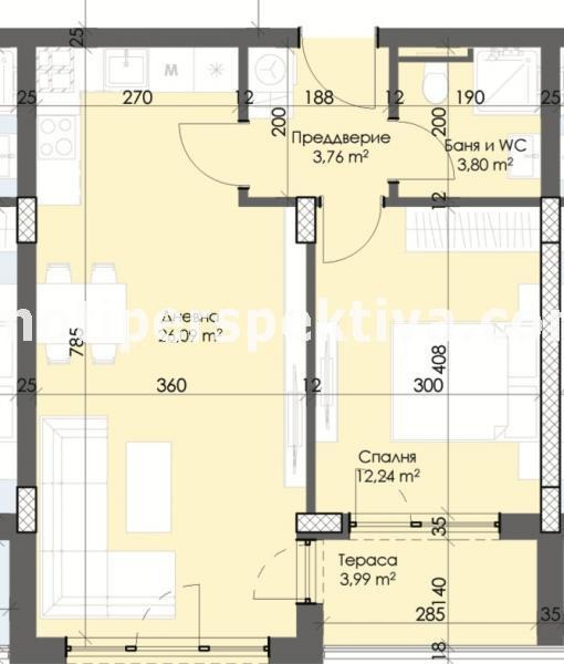 En venta  1 dormitorio Plovdiv , Trakiya , 72 metros cuadrados | 96090822 - imagen [3]