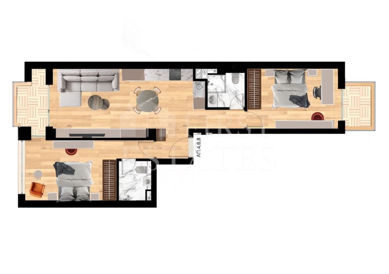 For Sale  2 bedroom Sofia , Tsentar , 97 sq.m | 12748986 - image [15]