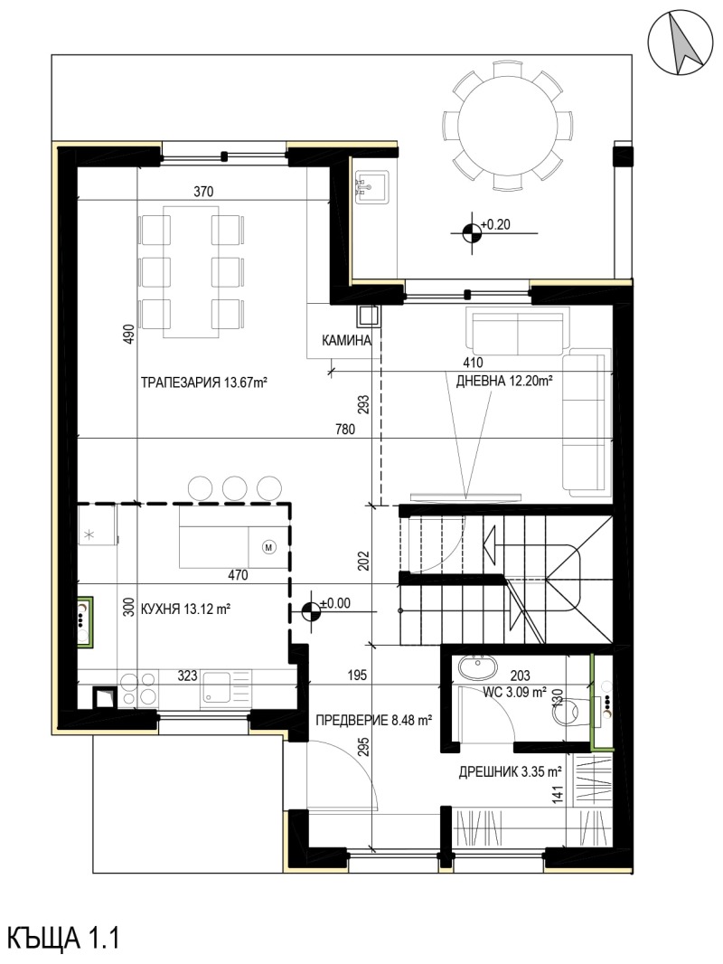 Продава КЪЩА, гр. София, в.з.Бункера, снимка 11 - Къщи - 49399916