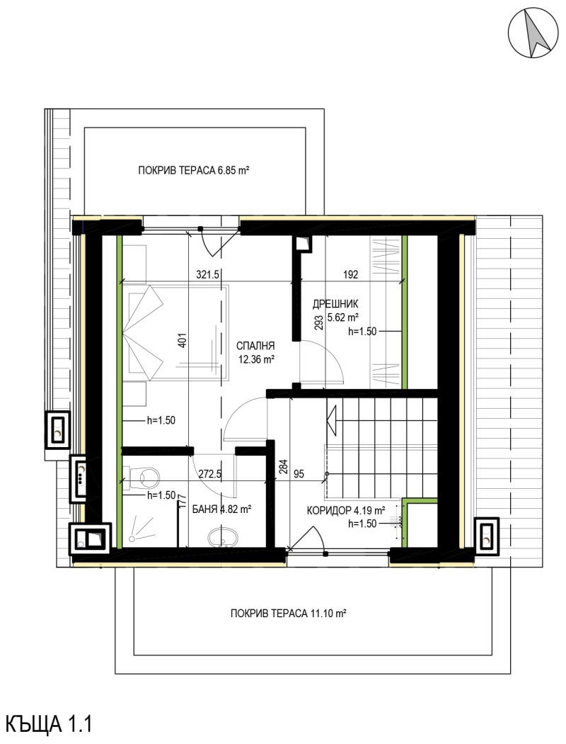 Продава КЪЩА, гр. София, в.з.Бункера, снимка 13 - Къщи - 49399916