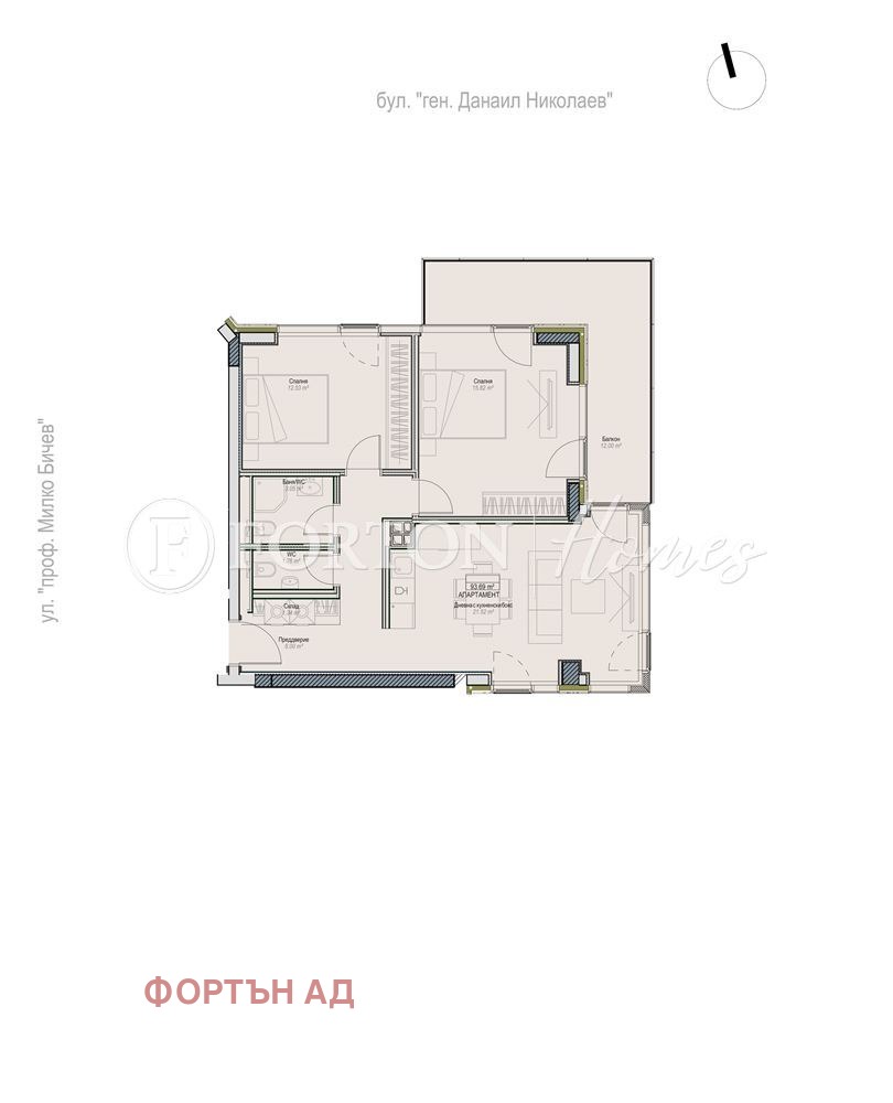 Продава 3-СТАЕН, гр. София, Оборище, снимка 2 - Апартаменти - 54831404