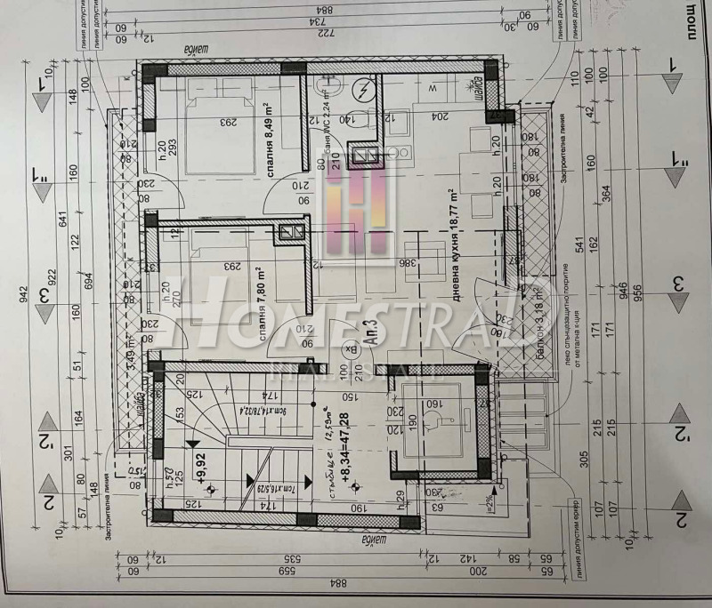 Продава 2-СТАЕН в град Варна, Колхозен пазар - 75 кв.м / 113 000 € » 221 008.79 лв., ХОУМСТРАД