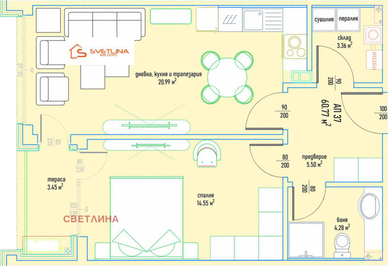 Te koop  1 slaapkamer Sofia , Simeonovo , 73 m² | 26885681 - afbeelding [9]