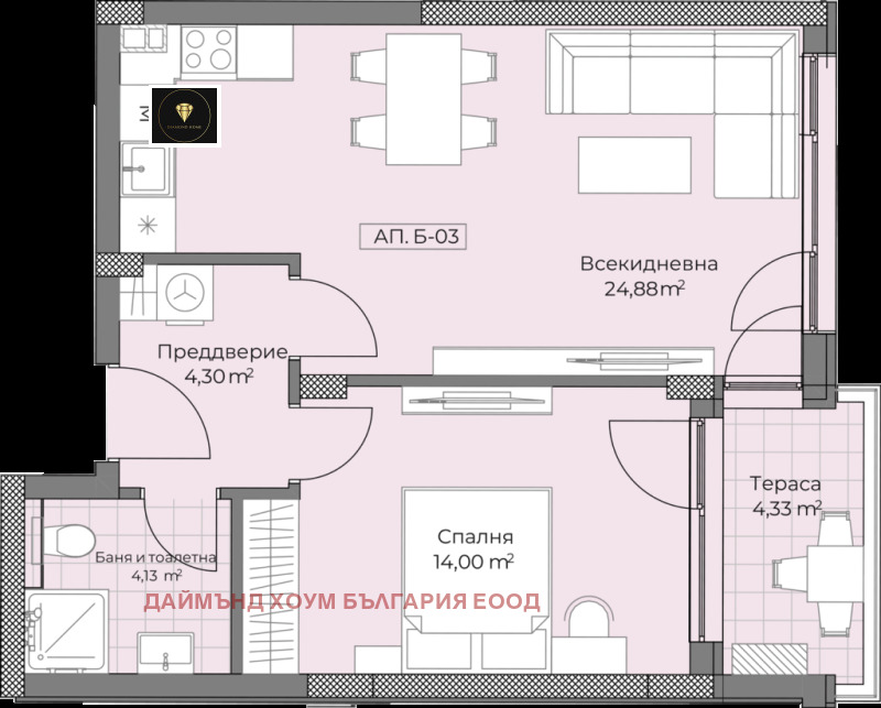 Продава 2-СТАЕН, гр. Пловдив, Остромила, снимка 2 - Aпартаменти - 48363287