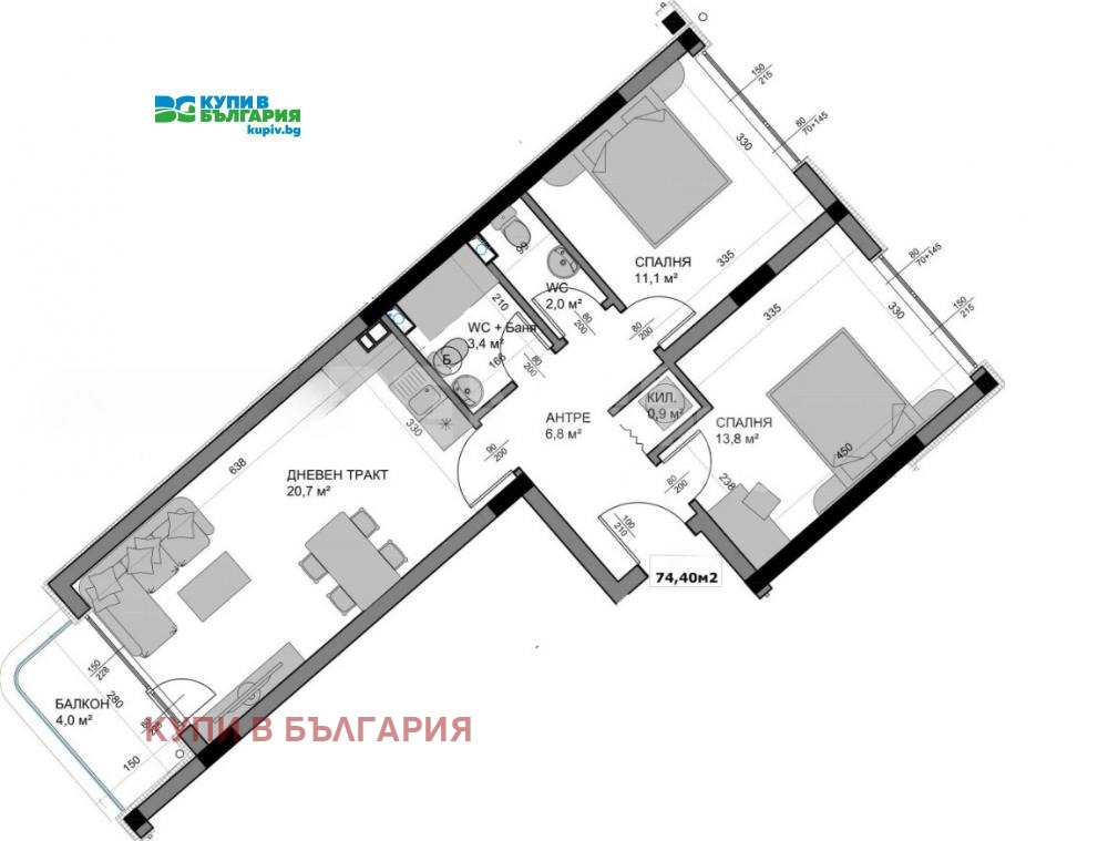 Продава 3-СТАЕН, гр. Варна, Владислав Варненчик 1, снимка 4 - Апартаменти - 55008599