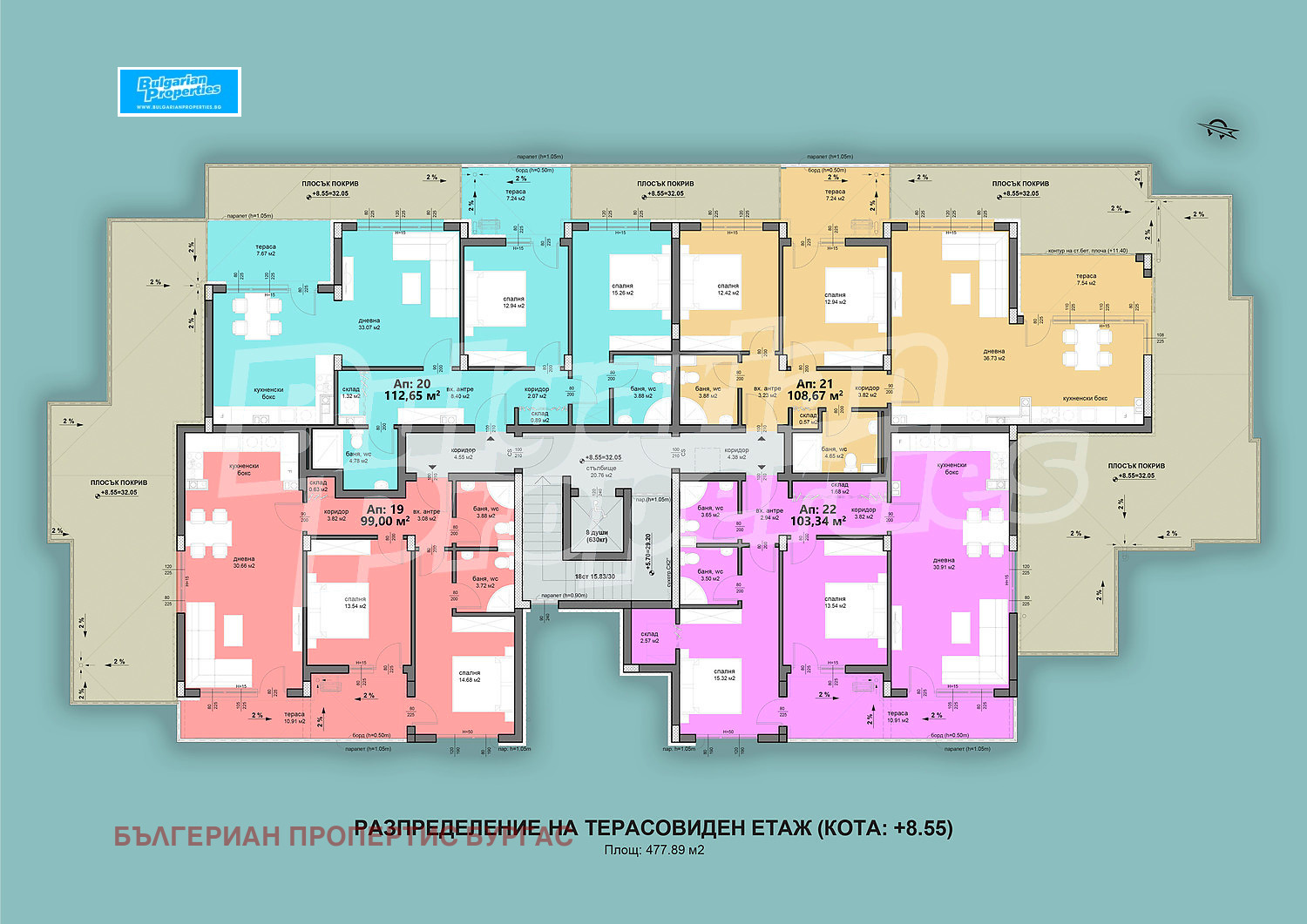 Продава 3-СТАЕН, гр. Бургас, Черно море, снимка 4 - Апартаменти - 56523288
