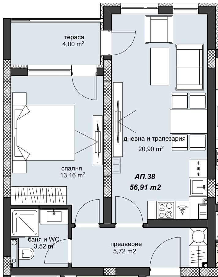 Продава 2-СТАЕН, гр. Пловдив, Христо Смирненски, снимка 1 - Aпартаменти - 48387926