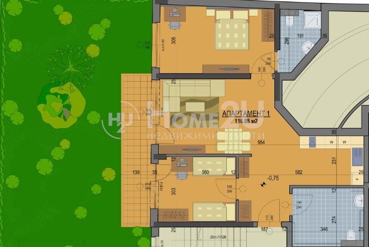 Продаја  2 спаваће собе Софија , Банишора , 117 м2 | 90080053 - слика [3]