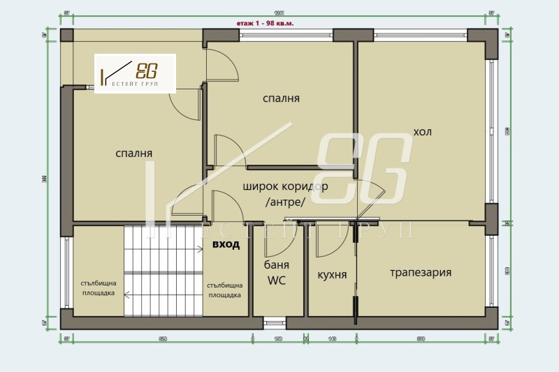 Продава ЕТАЖ ОТ КЪЩА, гр. Варна, Аспарухово