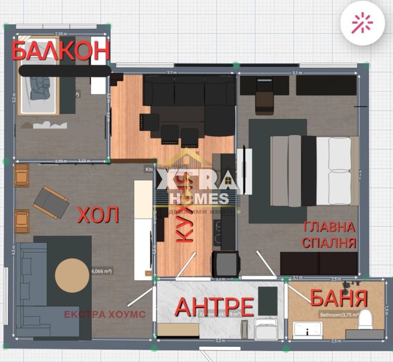 Продава 3-СТАЕН, гр. София, Лозенец, снимка 12 - Aпартаменти - 47410292