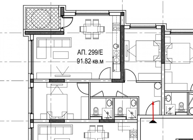 Продава 3-СТАЕН, гр. София, Обеля, снимка 2 - Апартаменти - 53444344