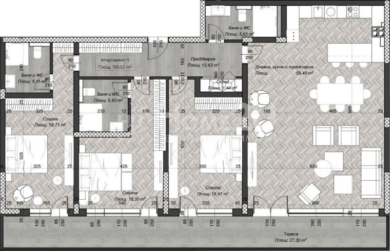 Продава 4-СТАЕН, гр. София, Зона Б-18