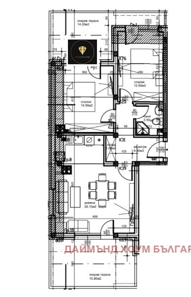 Продава 3-СТАЕН, гр. Пловдив, Остромила, снимка 2 - Aпартаменти - 49582200