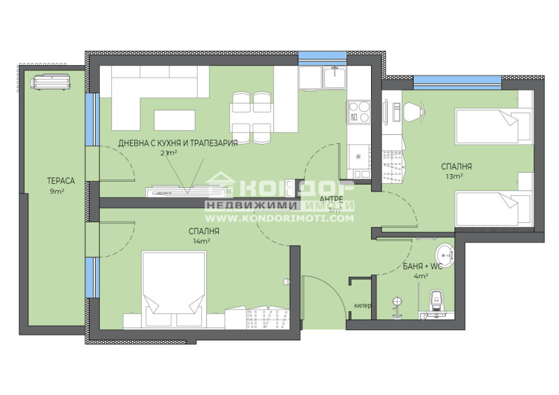 Продава  3-стаен град Пловдив , Остромила , 92 кв.м | 82933960 - изображение [7]