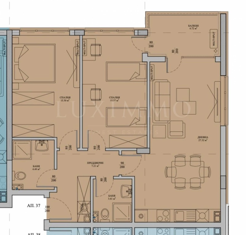 De vânzare  2 dormitoare Sofia , Malinova dolina , 113 mp | 23252848 - imagine [3]