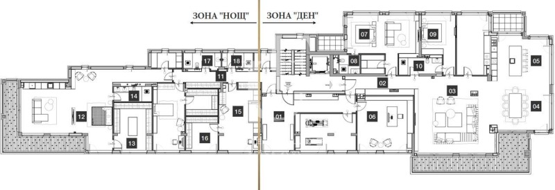 Продава МНОГОСТАЕН, гр. София, Лозенец, снимка 16 - Aпартаменти - 47493704