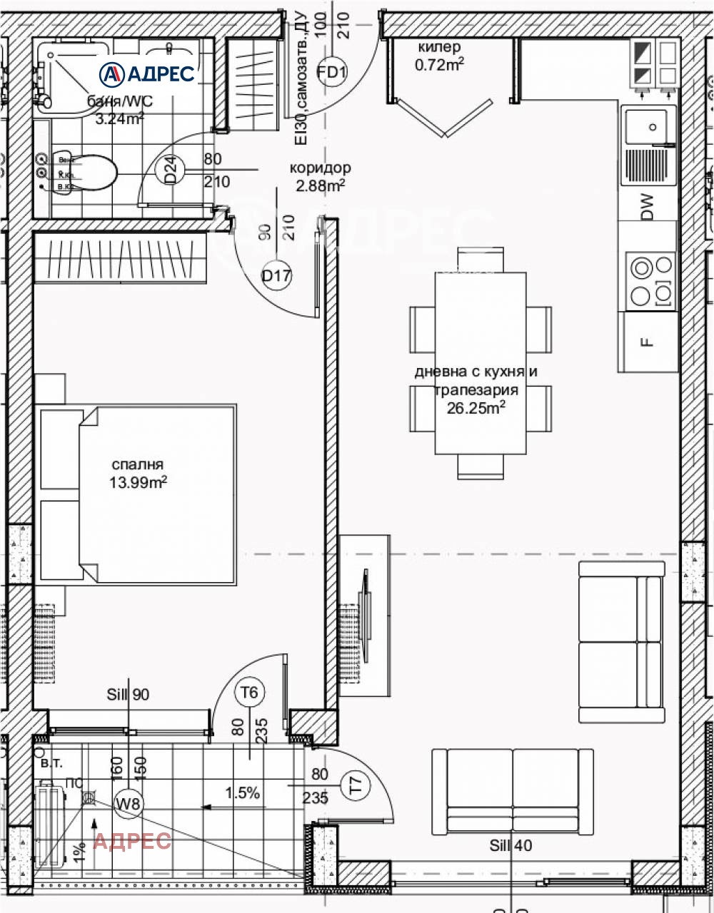 Продава 2-СТАЕН, гр. Варна, Възраждане 1, снимка 4 - Апартаменти - 56002954