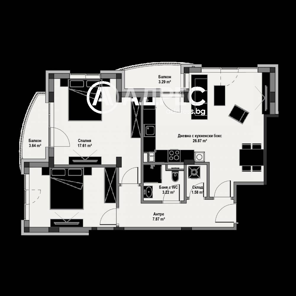 Продава 3-СТАЕН, гр. София, Витоша, снимка 4 - Апартаменти - 54251114