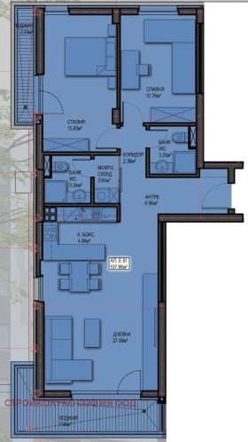 2 bedroom Mladost 4, Sofia 1