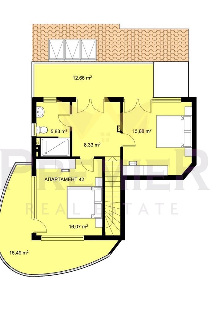 Продава МЕЗОНЕТ, с. Кранево, област Добрич, снимка 2 - Апартаменти - 52624361