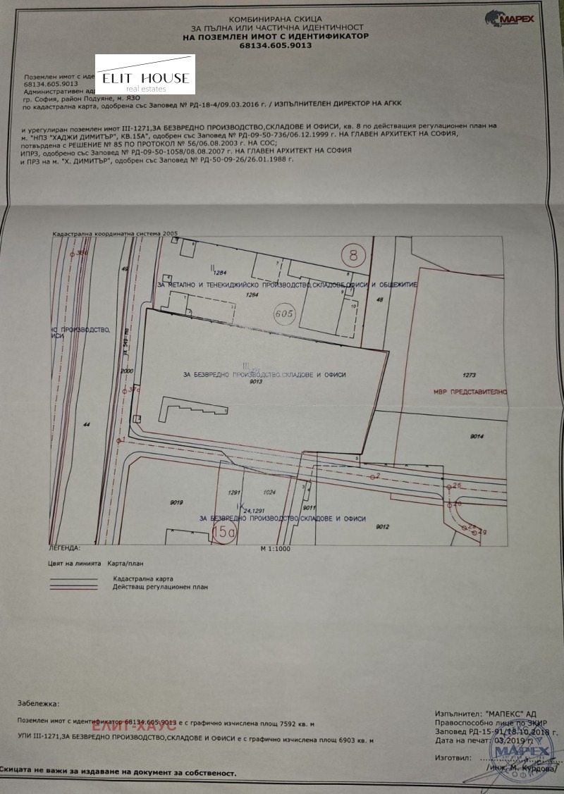 À venda  Trama Sofia , Hadji Dimitar , 7500 m² | 20811900 - imagem [2]