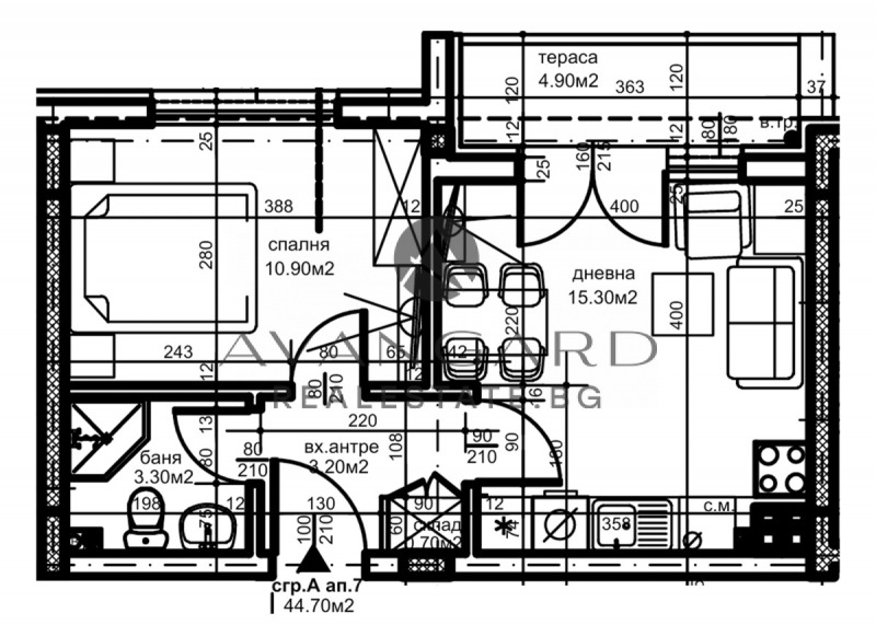 Продава  2-стаен град Пловдив , Христо Смирненски , 51 кв.м | 68148181 - изображение [6]