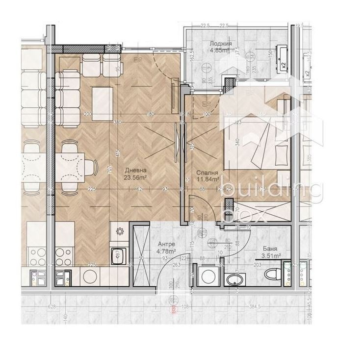 Продава 2-СТАЕН, гр. София, Люлин 5, снимка 2 - Апартаменти - 56126204