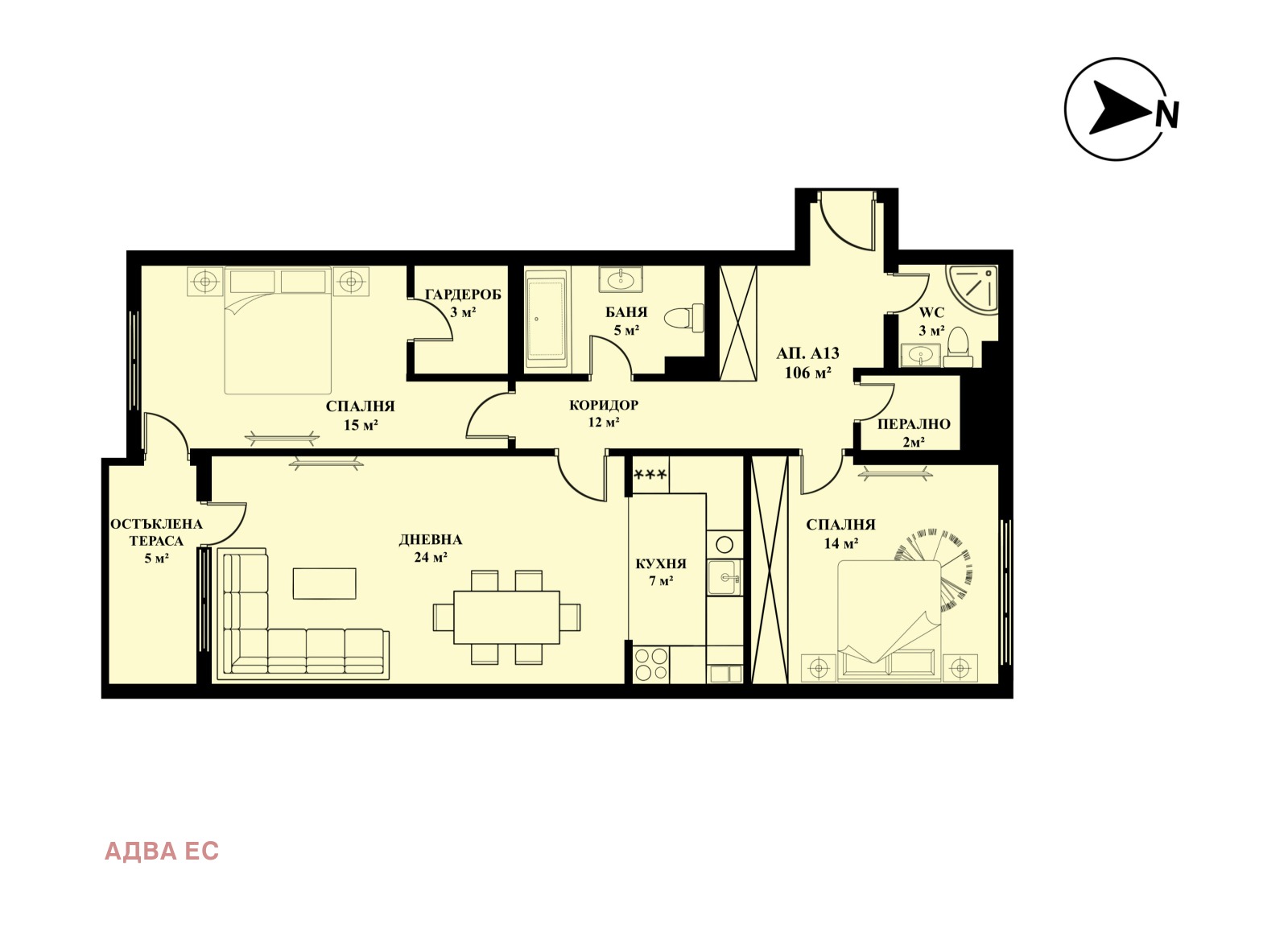 Продава 3-СТАЕН, гр. София, Люлин 5, снимка 2 - Апартаменти - 53787074