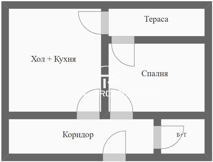 À vendre  1 chambre Bourgas , Meden roudnik - zona A , 55 m² | 18399749