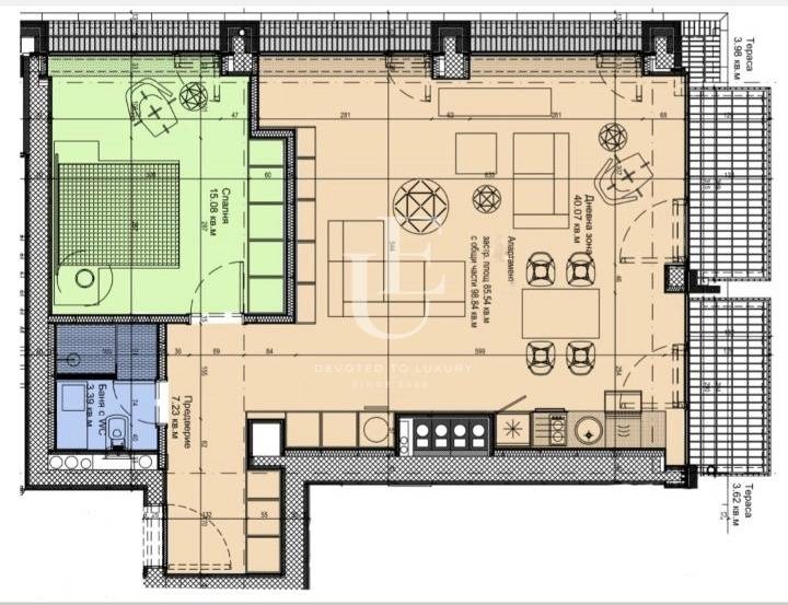 Продава 2-СТАЕН, гр. София, Манастирски ливади, снимка 14 - Aпартаменти - 49573442