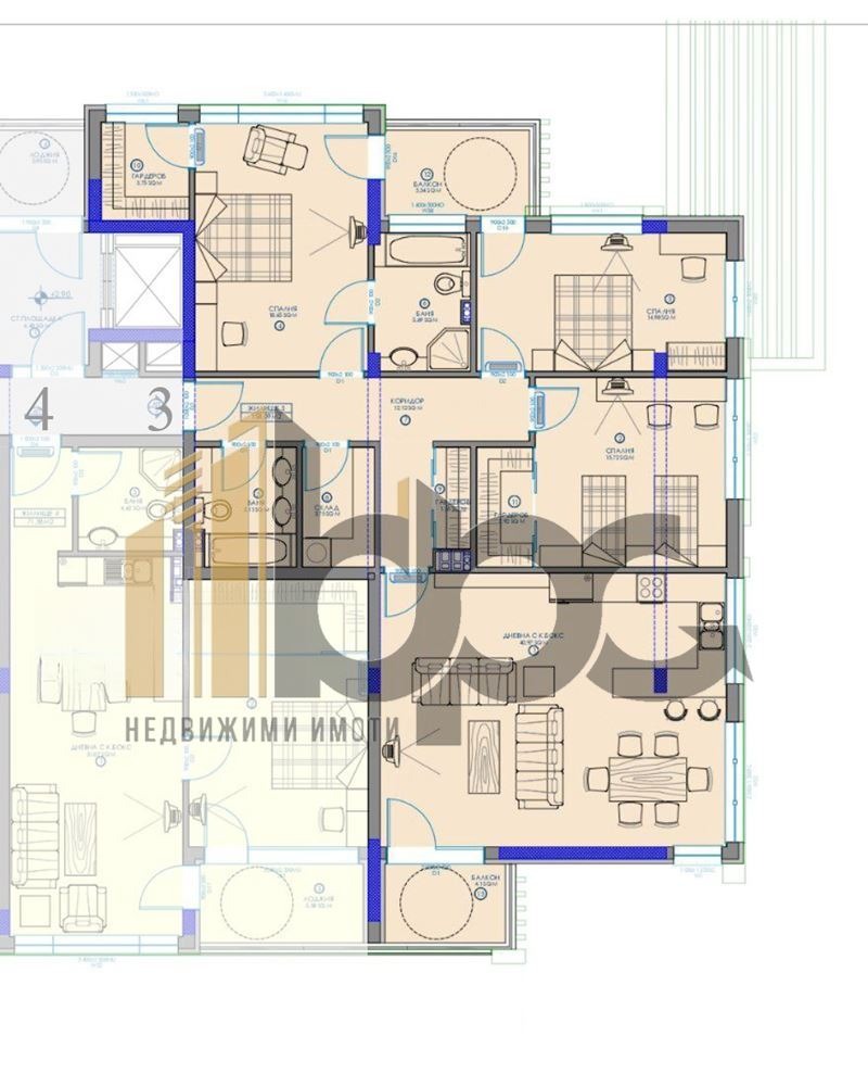 Til salg  3 soveværelser Sofia , Manastirski livadi , 180 kvm | 86717582 - billede [4]