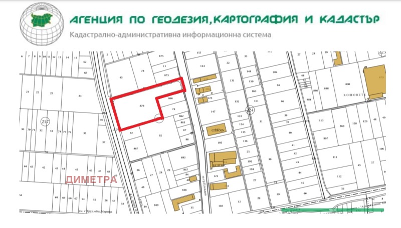 For Sale  Plot Plovdiv , Industrialna zona - Sever , 40402 sq.m | 23454203 - image [2]