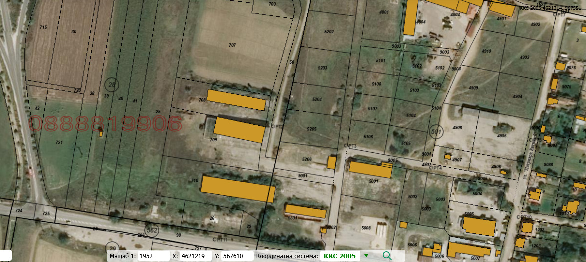 Продава ПАРЦЕЛ, с. Капитан Андреево, област Хасково, снимка 2 - Парцели - 53780247