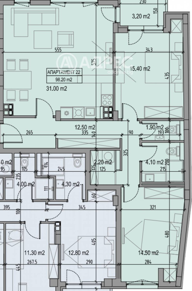 En venta  2 dormitorios Sofia , Sujata reka , 113 metros cuadrados | 89197084 - imagen [7]