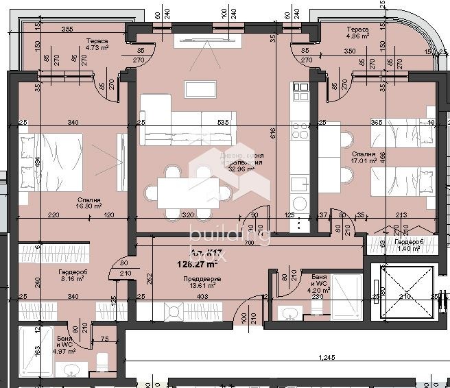 Продава 3-СТАЕН, гр. Пловдив, Тракия, снимка 2 - Апартаменти - 55036259