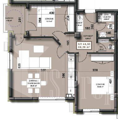 Продава 3-СТАЕН, гр. Стара Загора, Самара 3, снимка 3 - Апартаменти - 56461799