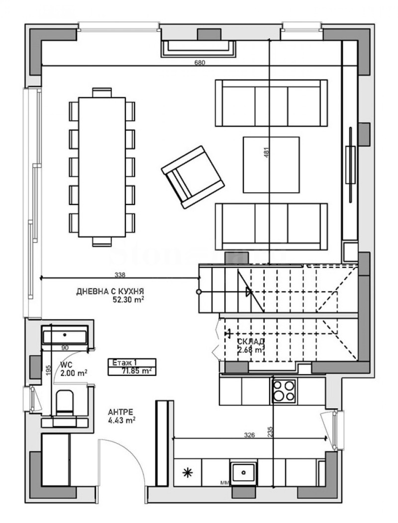 Продава КЪЩА, гр. София, м-т Детски град, снимка 3 - Къщи - 53570745